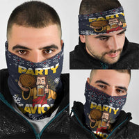 Jesus Party Savior Christmas Neck Gaiter Funny Xmas Holiday Patterns - Wonder Print Shop