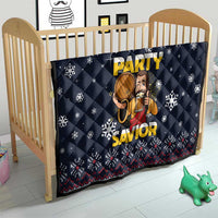 Jesus Party Savior Christmas Quilt Funny Xmas Holiday Patterns - Wonder Print Shop