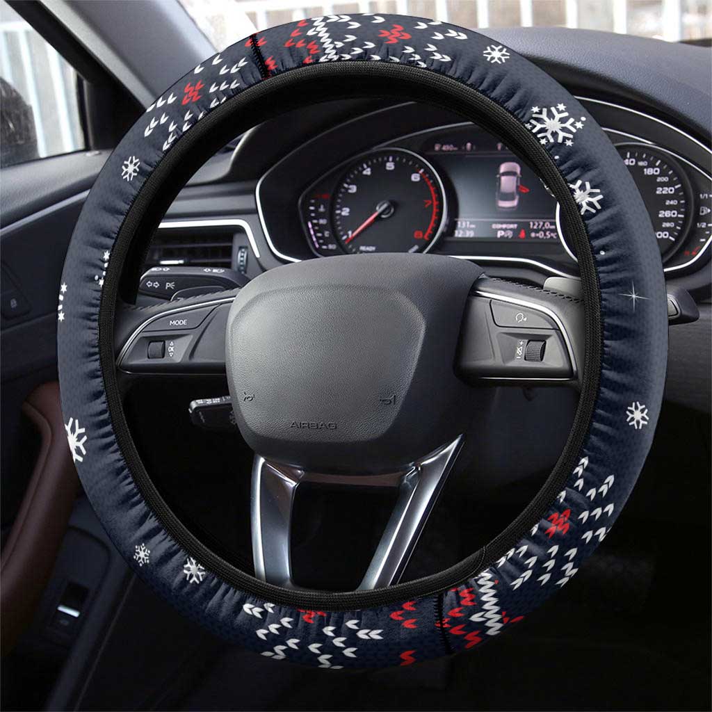 Jesus Party Savior Christmas Steering Wheel Cover Funny Xmas Holiday Patterns - Wonder Print Shop