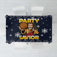 Jesus Party Savior Christmas Tablecloth Funny Xmas Holiday Patterns - Wonder Print Shop