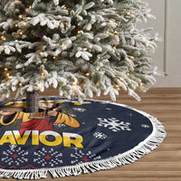 Jesus Party Savior Christmas Tree Skirt Funny Xmas Holiday Patterns - Wonder Print Shop