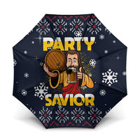 Jesus Party Savior Christmas Umbrella Funny Xmas Holiday Patterns - Wonder Print Shop