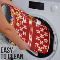 Just A Girl Who Loves Christmas And Chickens Christmas Bathroom Set Funny Xmas Holiday Patterns - Wonder Print Shop