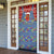 Just A Girl Who Loves Christmas And Chickens Christmas Door Cover Funny Xmas Holiday Patterns - Wonder Print Shop