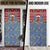 Just A Girl Who Loves Christmas And Chickens Christmas Door Cover Funny Xmas Holiday Patterns - Wonder Print Shop