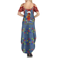 Just A Girl Who Loves Christmas And Chickens Christmas Family Matching Summer Maxi Dress and Hawaiian Shirt Funny Xmas Holiday Patterns - Wonder Print Shop