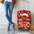 Just A Girl Who Loves Christmas And Chickens Christmas Luggage Cover Funny Xmas Holiday Patterns - Wonder Print Shop