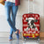 Just A Girl Who Loves Christmas And Cows Christmas Luggage Cover Funny Xmas Holiday Patterns - Wonder Print Shop