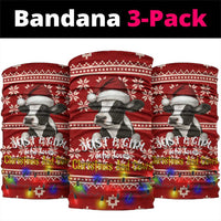 Just A Girl Who Loves Christmas And Cows Christmas Neck Gaiter Funny Xmas Holiday Patterns - Wonder Print Shop