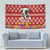 Just A Girl Who Loves Christmas And Cows Christmas Tapestry Funny Xmas Holiday Patterns - Wonder Print Shop