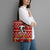 Just A Girl Who Loves Christmas And Cows Christmas Tote Bag Funny Xmas Holiday Patterns - Wonder Print Shop