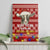 Just A Girl Who Loves Christmas And Goats Ugly Christma Canvas Wall Art Funny Xmas Holiday Patterns - Wonder Print Shop