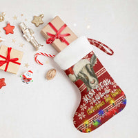 Just A Girl Who Loves Christmas And Goats Ugly Christma Christmas Stocking Funny Xmas Holiday Patterns - Wonder Print Shop