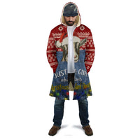 Just A Girl Who Loves Christmas And Goats Ugly Christma Cloak Funny Xmas Holiday Patterns - Wonder Print Shop