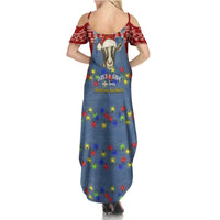 Just A Girl Who Loves Christmas And Goats Ugly Christma Family Matching Summer Maxi Dress and Hawaiian Shirt Funny Xmas Holiday Patterns - Wonder Print Shop