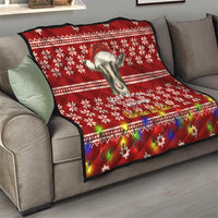 Just A Girl Who Loves Christmas And Goats Ugly Christma Quilt Funny Xmas Holiday Patterns - Wonder Print Shop