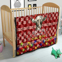Just A Girl Who Loves Christmas And Goats Ugly Christma Quilt Funny Xmas Holiday Patterns - Wonder Print Shop