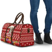 Just A Girl Who Loves Christmas And Goats Ugly Christma Travel Bag Funny Xmas Holiday Patterns - Wonder Print Shop