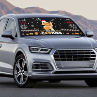 Just Here For The Cookies Christmas Auto Sun Shade Funny Xmas Holiday Patterns - Wonder Print Shop