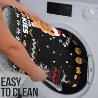 Just Here For The Cookies Christmas Bathroom Set Funny Xmas Holiday Patterns - Wonder Print Shop