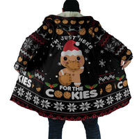 Just Here For The Cookies Christmas Cloak Funny Xmas Holiday Patterns - Wonder Print Shop