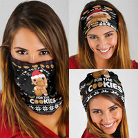 Just Here For The Cookies Christmas Neck Gaiter Funny Xmas Holiday Patterns - Wonder Print Shop