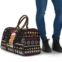 Just Here For The Cookies Christmas Travel Bag Funny Xmas Holiday Patterns - Wonder Print Shop