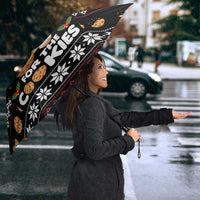 Just Here For The Cookies Christmas Umbrella Funny Xmas Holiday Patterns - Wonder Print Shop
