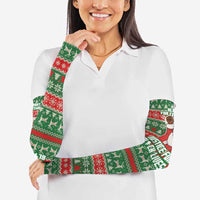 Justice For Black Lives Christmas Arm Sleeves Funny Xmas Holiday Patterns - Wonder Print Shop