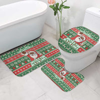 Justice For Black Lives Christmas Bathroom Set Funny Xmas Holiday Patterns - Wonder Print Shop