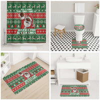 Justice For Black Lives Christmas Bathroom Set Funny Xmas Holiday Patterns - Wonder Print Shop