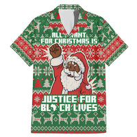 Justice For Black Lives Christmas Family Matching Mermaid Dress and Hawaiian Shirt Funny Xmas Holiday Patterns - Wonder Print Shop