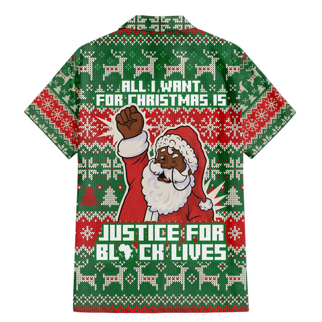 Justice For Black Lives Christmas Family Matching Mermaid Dress and Hawaiian Shirt Funny Xmas Holiday Patterns - Wonder Print Shop