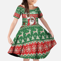 Justice For Black Lives Christmas Family Matching Off The Shoulder Long Sleeve Dress and Hawaiian Shirt Funny Xmas Holiday Patterns - Wonder Print Shop