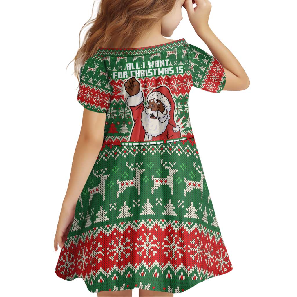 Justice For Black Lives Christmas Family Matching Puletasi and Hawaiian Shirt Funny Xmas Holiday Patterns - Wonder Print Shop