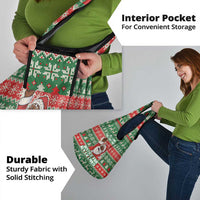 Justice For Black Lives Christmas Grocery Bag Funny Xmas Holiday Patterns - Wonder Print Shop