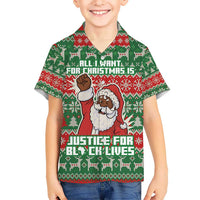 Justice For Black Lives Christmas Hawaiian Shirt Funny Xmas Holiday Patterns - Wonder Print Shop