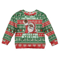 Justice For Black Lives Christmas Kid Ugly Christmas Sweater Funny Xmas Holiday Patterns - Wonder Print Shop