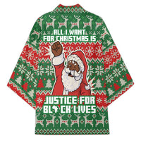 Justice For Black Lives Christmas Kimono Funny Xmas Holiday Patterns - Wonder Print Shop