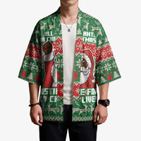 Justice For Black Lives Christmas Kimono Funny Xmas Holiday Patterns - Wonder Print Shop