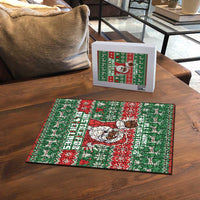 Justice For Black Lives Christmas Puzzle Funny Xmas Holiday Patterns - Wonder Print Shop