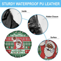 Justice For Black Lives Christmas Spare Tire Cover Funny Xmas Holiday Patterns - Wonder Print Shop