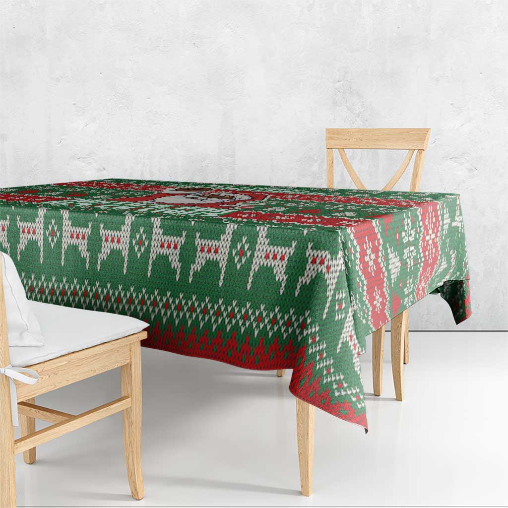 Justice For Black Lives Christmas Tablecloth Funny Xmas Holiday Patterns - Wonder Print Shop