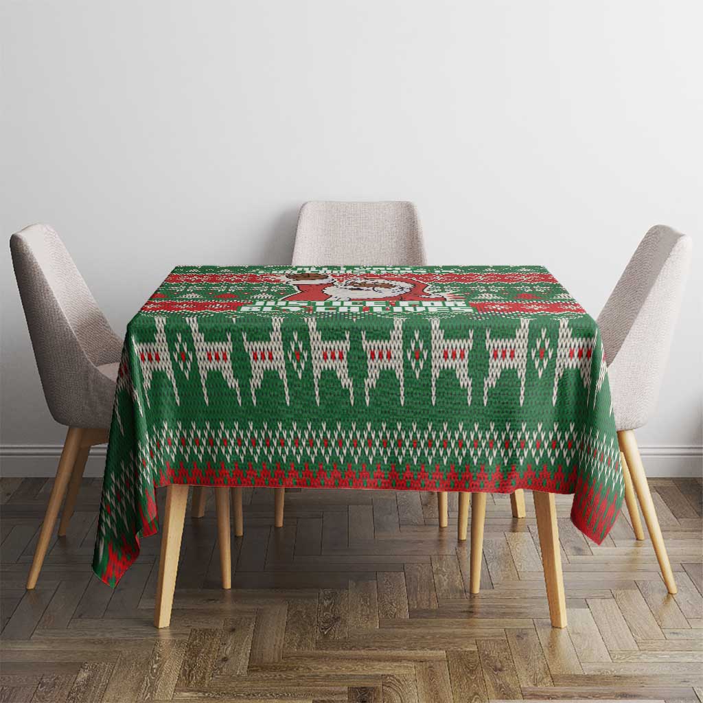 Justice For Black Lives Christmas Tablecloth Funny Xmas Holiday Patterns - Wonder Print Shop