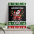 Santa Claus Drive A JEEP Canvas Wall Art Funny Xmas Holiday Patterns - Wonder Print Shop