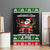 Santa Claus Drive A JEEP Canvas Wall Art Funny Xmas Holiday Patterns - Wonder Print Shop