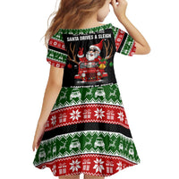 Santa Claus Drive A JEEP Family Matching Off Shoulder Maxi Dress and Hawaiian Shirt Funny Xmas Holiday Patterns - Wonder Print Shop