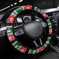 Santa Claus Drive A JEEP Steering Wheel Cover Funny Xmas Holiday Patterns - Wonder Print Shop