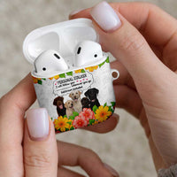 Labrador Retriever Personal Stalker Christmas AirPods Case Funny Xmas Holiday Patterns - Wonder Print Shop