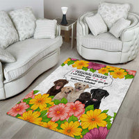 Labrador Retriever Personal Stalker Christmas Area Rug Funny Xmas Holiday Patterns - Wonder Print Shop